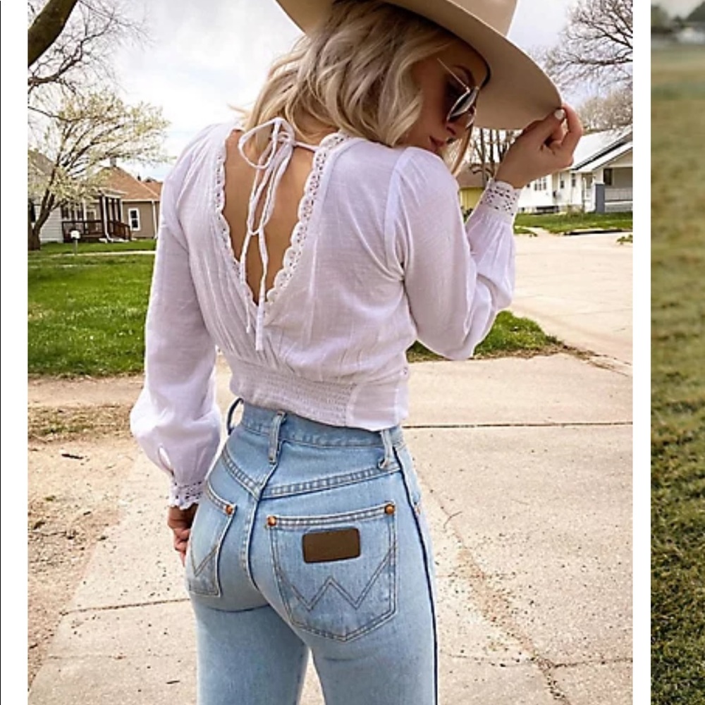 Wrangler cowboy cut slim fit jean in bleach